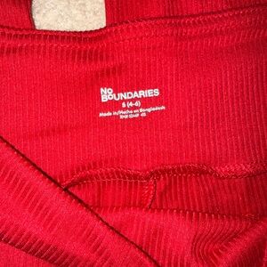 No Boundaries Women’s Vibrant Red Leggings